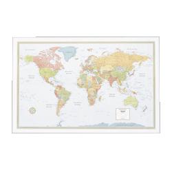 Rand McNally Company Deluxe World Wall Laminated Map, 50 x32 (RAN528959972)