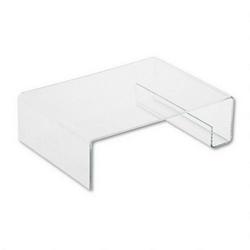 Safco Products Desktop Clear Acrylic Printer Stand, 16 1/8w x 11 3/4d x 4 7/8h (SAF2165)