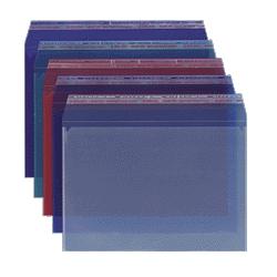 Sparco Products Docu-Seal Pockets with Re-Sealable Flap, 10 x13 , 6/Pack, Ast (SPR09830)