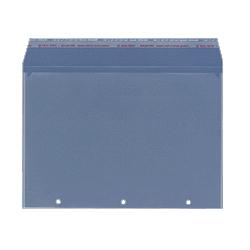 Sparco Products DocuSeal Pockets,w/Resealable Flaps,3 HP,Letter,6/Pack,Clear (SPR09832)