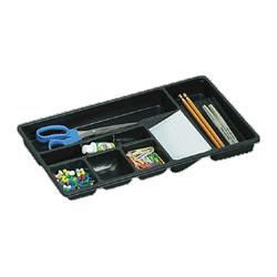 OFFICEMATE INTERNATIONAL CORP Drawer Tray, 9 Compartments, 16 x9 x1-1/2 , Black (OIC21312)