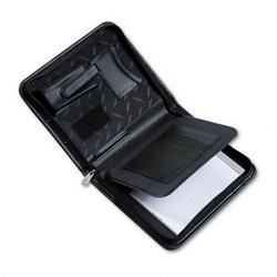 Samsill Corporation E Keeper® Zippered, Jr. Size Duo Pad Holder with PDA & Phone Pockets, Black (SAM70830)