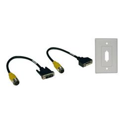 Tripp Lite EASY PULL TYPE-B KIT W/ DVI-D SINGLE LINK M/F AND WALLPLATE