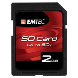 EMTEC EKMSD2GB60X 60X High-Speed Secure Digital Card (2 GB)