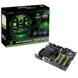 EVGA LGA 775 NVIDIA nForce 780i SLI ATX Intel Motherboard