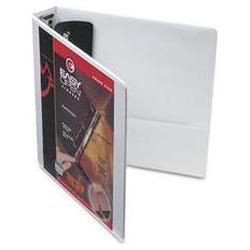 Cardinal Brands Inc. EasyOpen® ClearVue™ Locking Round Ring Binder, 1 1/2 Capacity, White (CRD11110)