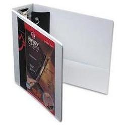 Cardinal Brands Inc. EasyOpen® ClearVue™ Locking Round Ring Binder, 3 Capacity, White (CRD11130)