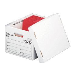 Sparco Products Economy Storage Box, Ltr/Lgl, 12 Wx15 Dx10 H, White (SPR02227)