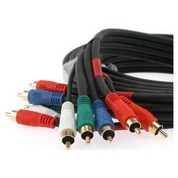 Eforcity Black 25 foot 5 RCA Component Video Cable