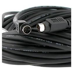 Eforcity Black 50 Foot S-Video 4 pin DIN Male to 4 pin DIN Male Cable