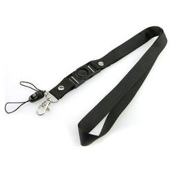 Eforcity Black Phone Neck Strap with Swivel Buckle