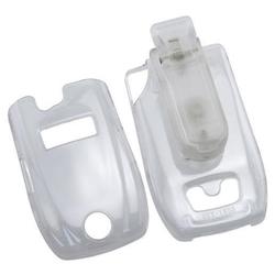 Eforcity Clear Crystal Case w/ Belt Clip for Nextel i850 / i855