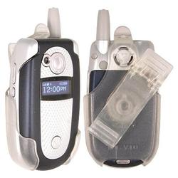 Eforcity Clear Plastic Swivel Belt Clip Holster for Motorola V300 / V330 / V400 / V500 / V505 / V525