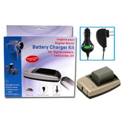 Eforcity Compatible Charger Set for Canon NB-2LH / NB-2L / BP-2L12 / BP-2L14 Panasonic CGR-S602A / C