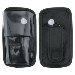 Eforcity Genuine Black Leather Case for Nokia 6282