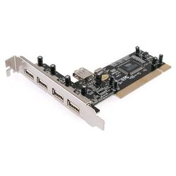 Eforcity PCI USB 2.0 Controller Card 4+1 Ports - VT62x2