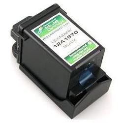 Eforcity Premium Lexmark 70 Remanufactured Black Ink Cartridge - 12A1970 for Lexmark and Compaq mode