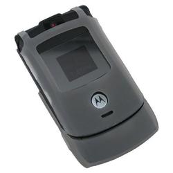 Eforcity Smoke Silicone Skin Case for Motorola Razr V3 / V3c / V3m