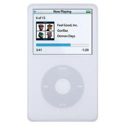 Eforcity White Skin Case for Apple iPod Video 60GB / 80GB