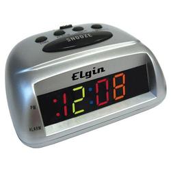 Elgin 3374E Multicolor LED Bedside Alarm Clock
