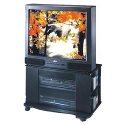 ELITE Elite Television Stand for up to 36-Inch TVs in Black Matte Melamine