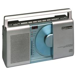 Emerson PD5098 Radio/CD Player Boombox - Silver