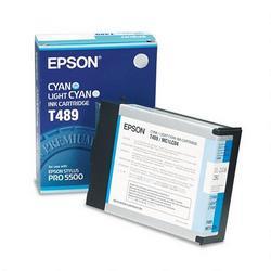 Epson America Epson Cyan Ink Cartridge - Cyan, Light Cyan (T489011)