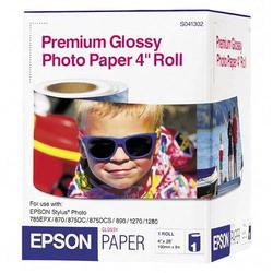 Epson America Epson Glossy Photo Paper - 4 x 26'' - 260g/m - High Gloss - 1 x Roll - White
