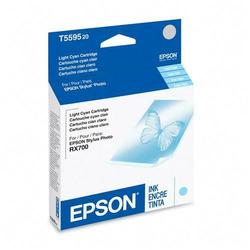 Epson America Epson Light Cyan Ink Cartridge For Stylus Photo RX700 Printer - Light Cyan (T559520)