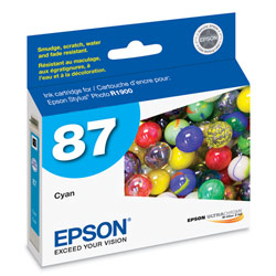 EPSON Epson UltraChrome Hi-Gloss 2 Ink Cartridge (87) - Cyan