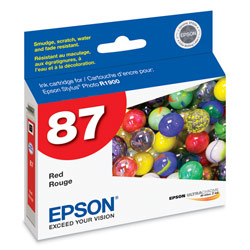 EPSON Epson UltraChrome Hi-Gloss 2 Ink Cartridge (87) - Red