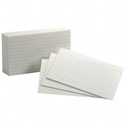 Esselte Pendaflex Corp. Esselte Top Quality Ruled Index Card - 3 x 5 - 90lb - 100 x Card