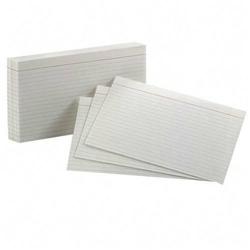 Esselte Pendaflex Corp. Esselte Top Quality Ruled Index Cards - 5 x 8 - 90lb - 100 x Card