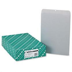 Quality Park Products Executive Gray Clasp Envelopes, 28 lb., 12 x 15 1/2, 100/Box (QUA38610)