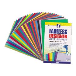 Pacon Corporation Fadeless Designer Sheets, 100 Sheets, 12 x18 , Assorted (PAC57650)