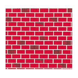 Pacon Corporation Fadeless Paper Roll, Tu-Tone Brick Design, 48 x50 , Red (PAC56475)