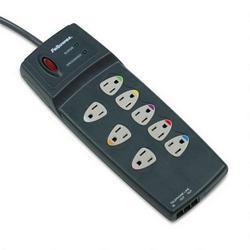 Fellowes Manufacturing Fellowes 8 Outlets Surge Suppressor - Receptacles: 8 - 2400J (99112)
