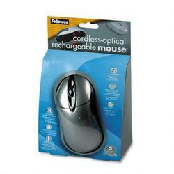Fellowes Manufacturing Fellowes Cordless Optical Mouse - Optical - USB - Black