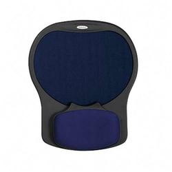 Fellowes Manufacturing Fellowes Easy Glide Gel Mouse Pad/Wrist Rest - 1.5 x 10 x 12 - Sapphire/Black