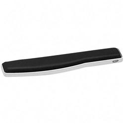Fellowes Manufacturing Fellowes Jewel Tones-Adjustable Gel Wrist Rest - 1.25 x 19.5 x 3.75 - Black/Platinum