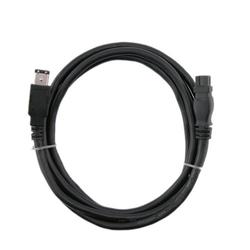 Eforcity Firewire 800 IEEE 1394b, 9 pin to 6 pin Cable, Black, 6 by Eforcity