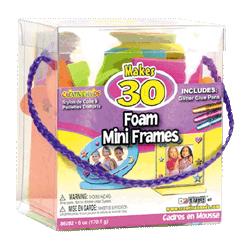 Fibre-Craft Materials Corp Foam Frames Projects, 30 Count. (FCM86282)