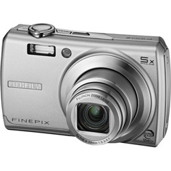 Fuji Film USA FujiFilm FinePix F100fd 12 Megapixel, 28mm Wide Angle, 5x Optical Zoom, ISO12800, Digital Camera - Silver