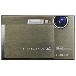FUJI PHOTO FILM USA INC FujiFilm FinePix Z100fd 8 Megapixel, 2.7 LCD, ISO 1600, 5x Optical Zoom Digital Camera - Satin Silver