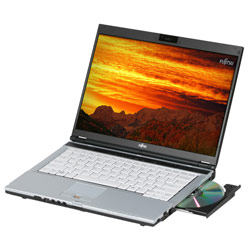 FUJITSU Fujitsu Computer Systems LifeBook S6510 Intel Core 2 Duo T7700 2.4GHz, 4GB DDR2 667 SDRAM, 120GB SATA, DVD COMBO, 14.1 WXGA, Webcam, Fingerprint Sensor, 56K Mo
