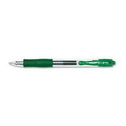 Pilot Corp. Of America G2 Gel Ink Roller Ball Pen, Extra Fine Point, Green Ink (PIL31005)