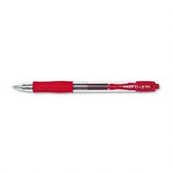 Pilot Corp. Of America G2 Gel Ink Roller Ball Pen, Extra Fine Point, Red Ink (PIL31004)
