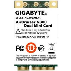 GIGA-BYTE GN-WI06N-RH N300 Dual-Band Mini Card - Mini PCI Express - 300Mbps