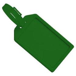 BRADY PEOPLE ID - CIPI GREEN RIGID LUGGAGE TAG CARD HOLDER W/C