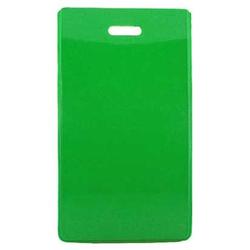 BRADY PEOPLE ID - CIPI GREEN SEMI RIGID VINYL LUGGAGE TAG HOL